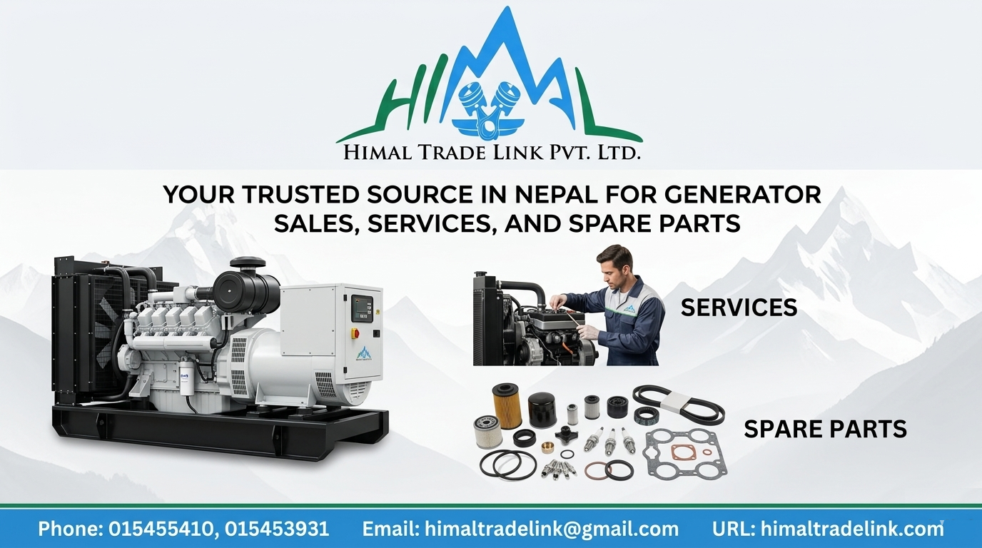 customized generator, generator set Nepal, diesel generator solution, silent generator, industrial generator, power backup system, ATS generator, Himal Trade Link generator, customized power solution,