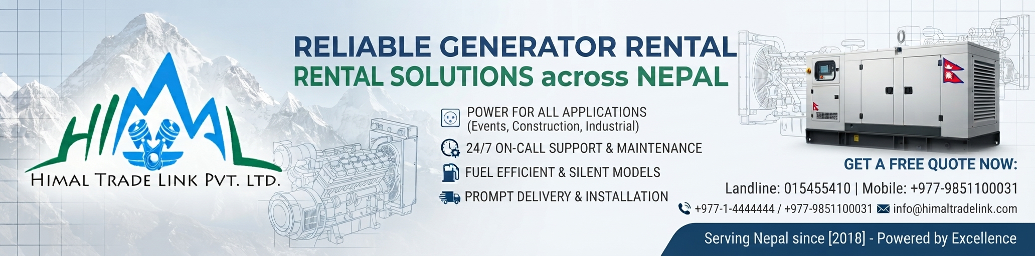 Generator Rental in Nepal, Generator Hire Nepal, Generator Rental, generator rental in nepal, generator rental services in nepal, generator hire in nepal, generator hire services nepal, generator rent
